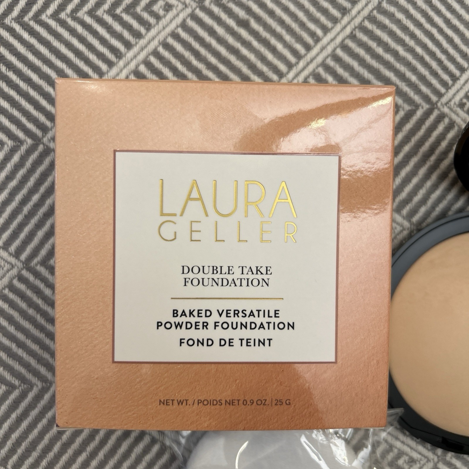 Laura Geller Double Take Baked Versatile Powder Foundation Fair 0.9oz