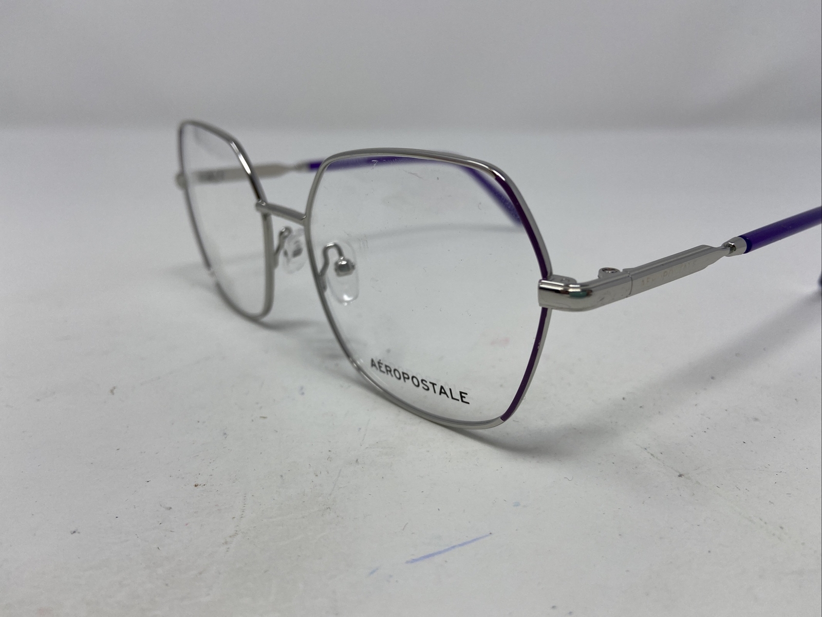 Aeropostale AER4003 AMETHYST 55-17-140 Purple/Silver Eyeglasses Frame &760