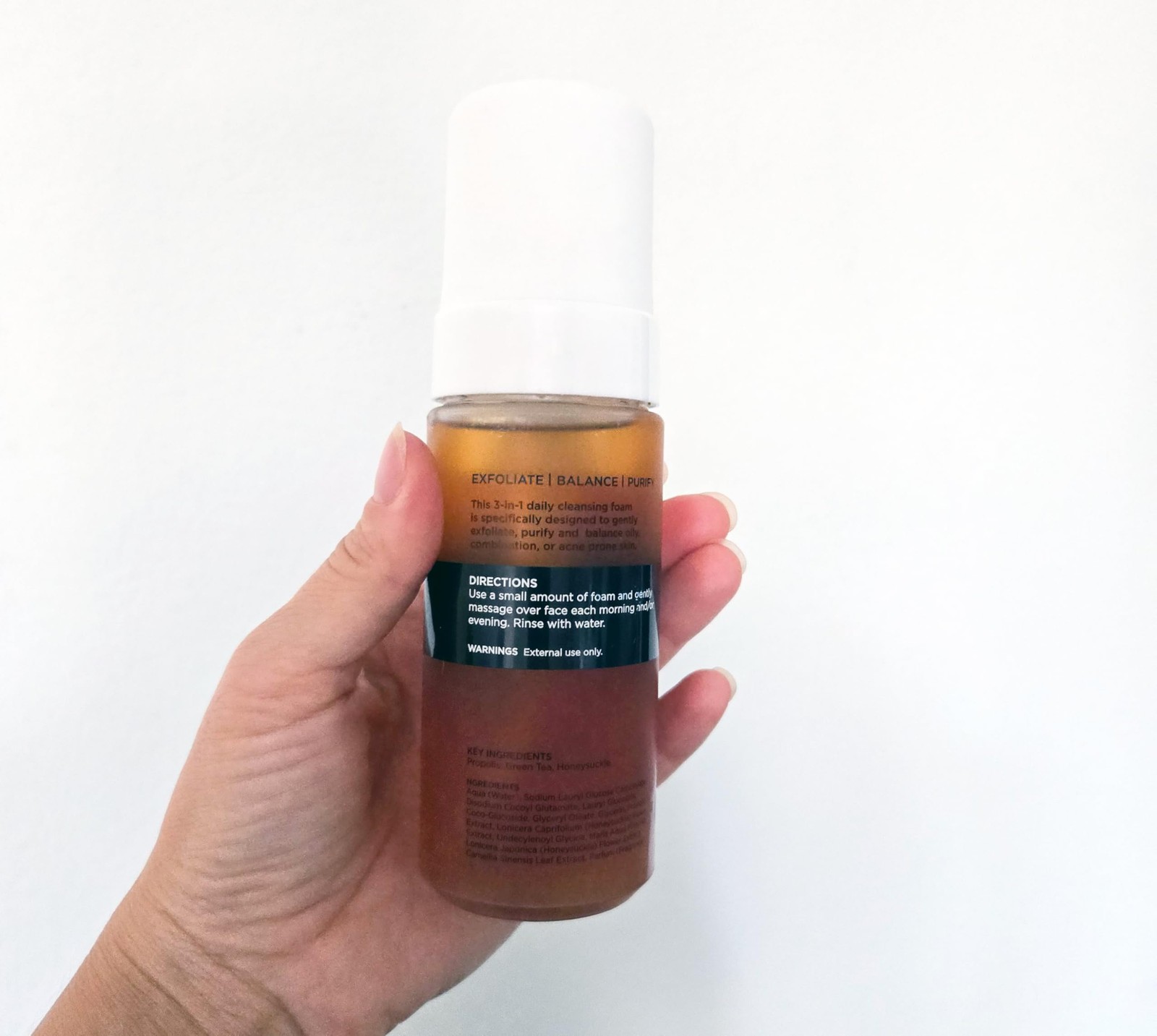 Hey Honey Skincare Propolis Facial Cleanser Foam Formula That Replenishes Skin