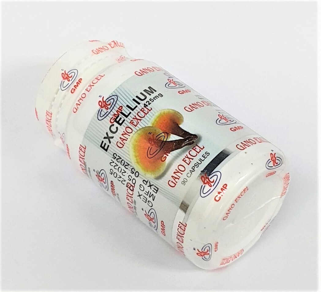 1 Bottle Gano Excel Excellium 90 Capsules Ganoderma Lucidum Lingzhi Reishi USA