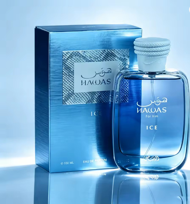 Rasasi Hawas Ice For Him EDP 100ml 3.4oz Men’s Fresh Summer Cologne