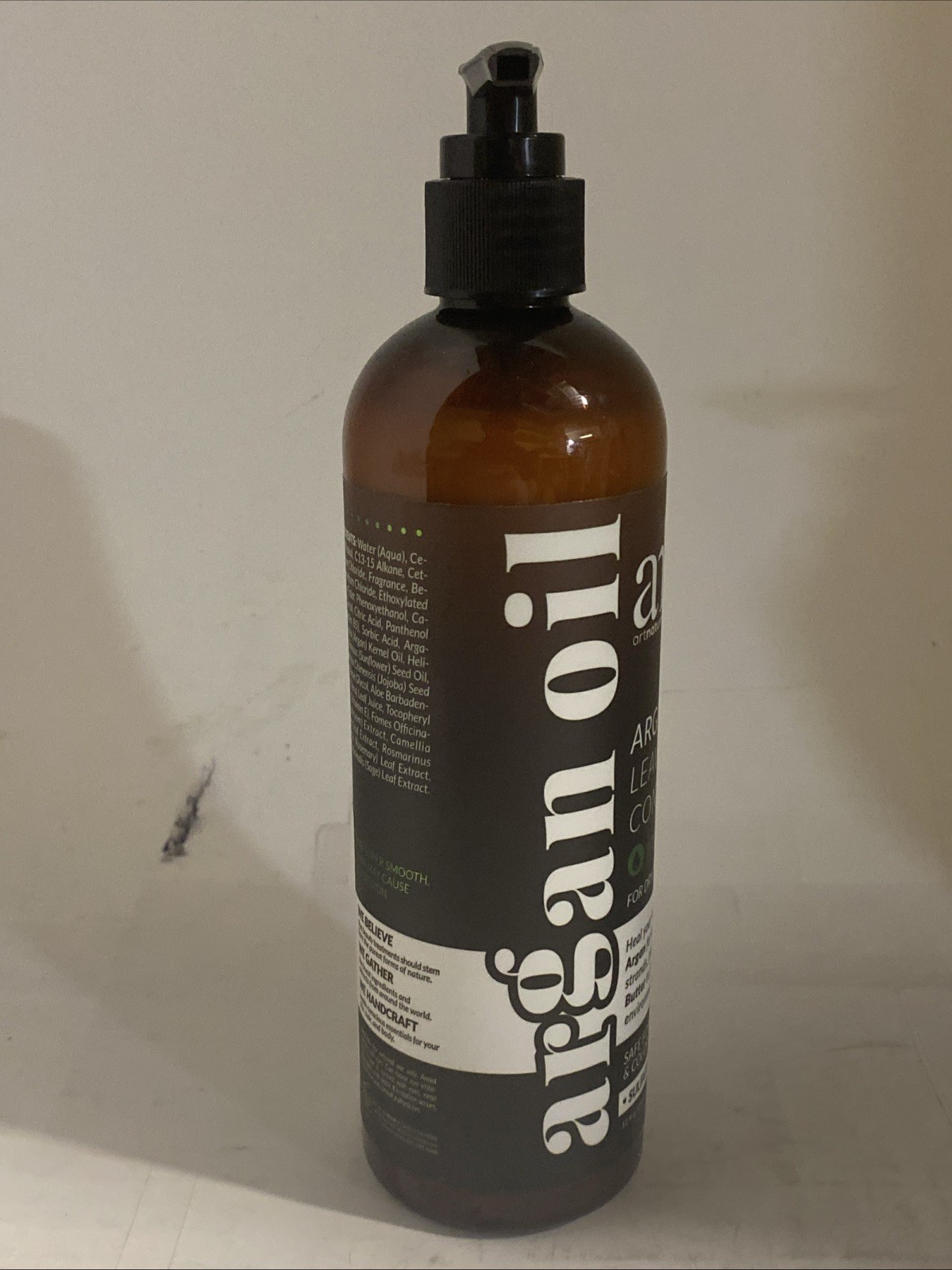 4x Argan Oil Leave-In Conditioner, For Dry Damaged Brittle Hair, 12 fl oz 03/27
