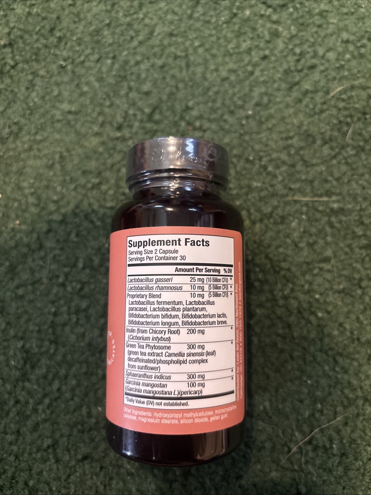 Lean for Good Biome Lean Biome Probiotic Capsules, 1 Bottle, Exp 8/2026