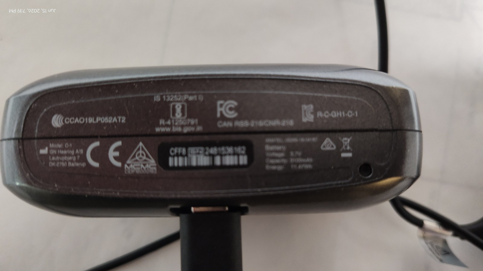 Resound GN Hearing Aids with C-1 charger