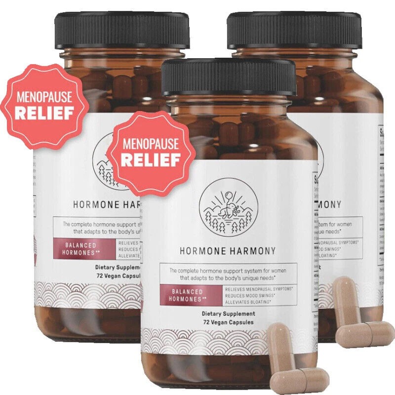 NEW Happy Mammoth Hormone Harmony Natural Hormonal Support for Women 72 Capsules