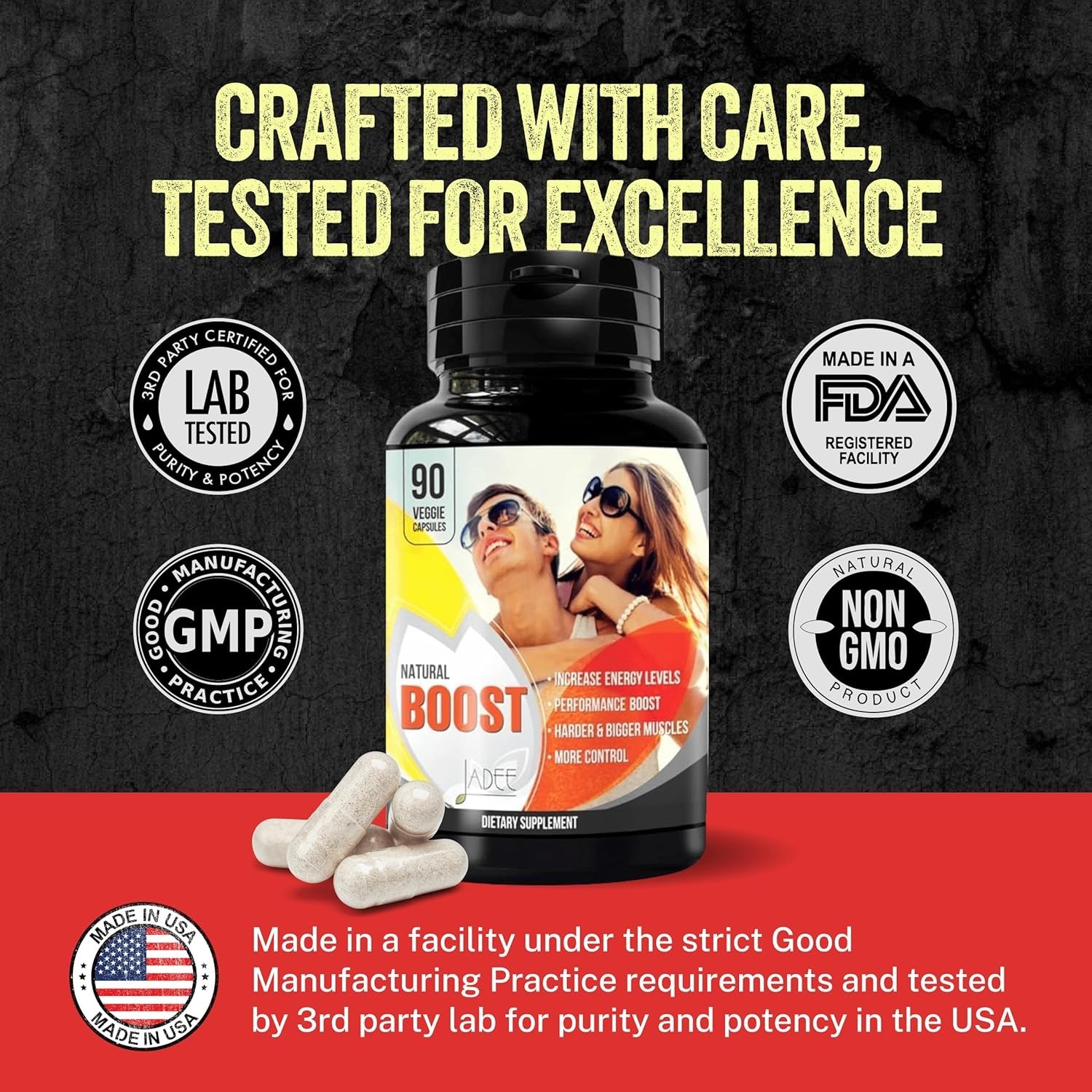 NATURAL MALE ENHANCING SUPPLEMENT, INCREASE 2″ IN 60 DAYS PROMOTE SIZE, STRENGTH