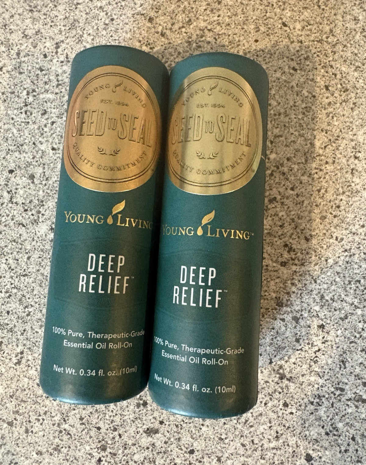 2!!Young Living Deep Relief Essential Oil Roll-On 10 ml Rollerball Bottle 2 Pack