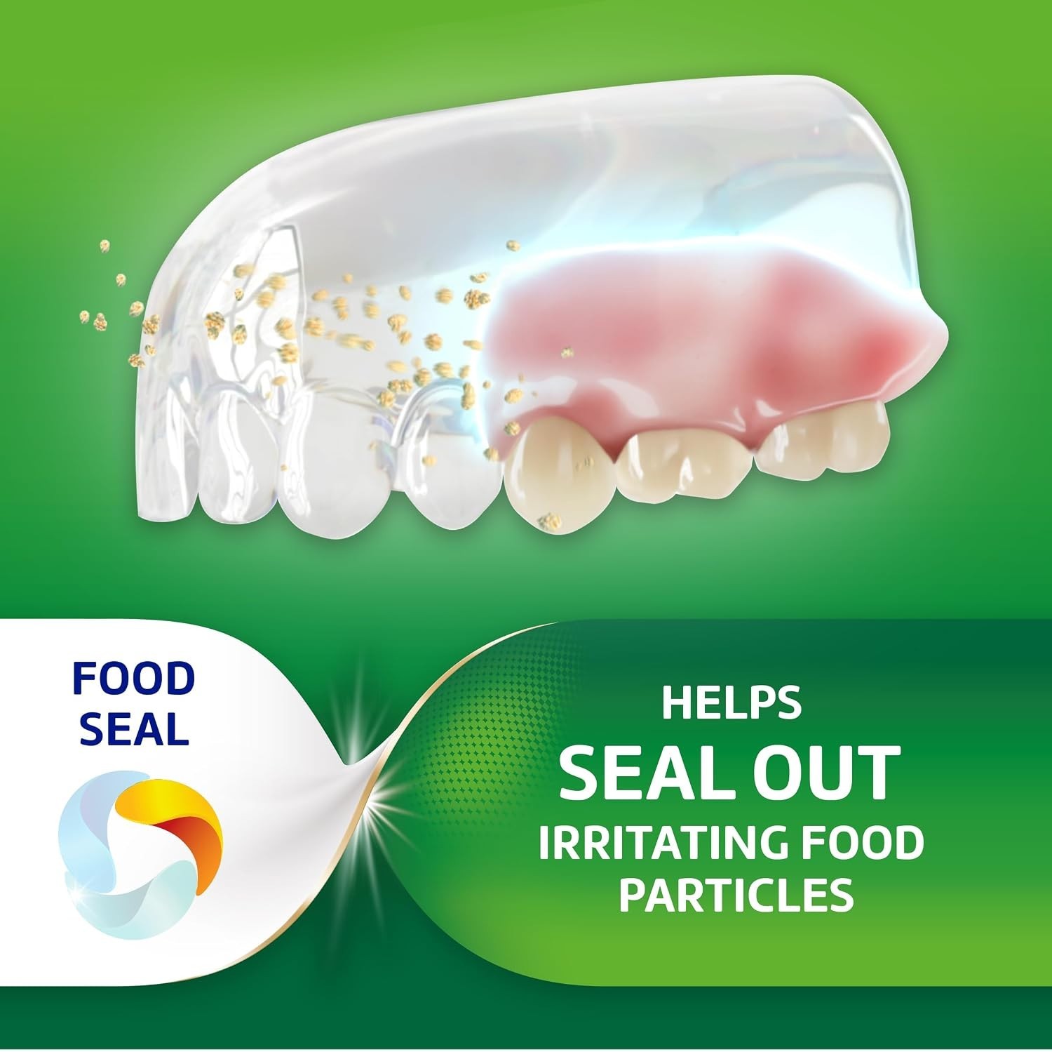 Poligrip Free Denture Adhesive Cream – Strong Hold & Comfort, 2.4 Oz (4 Count)