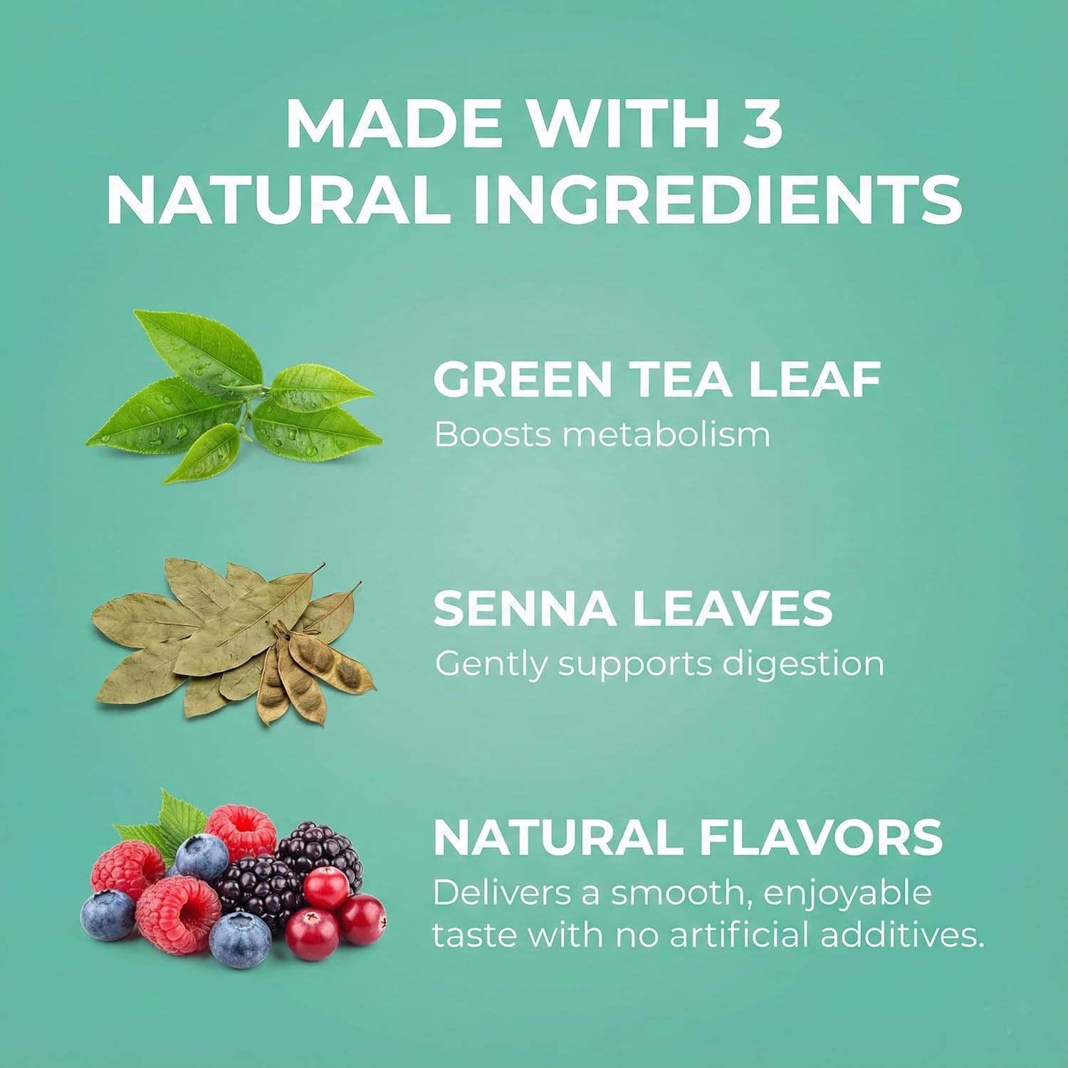 Slim Tea Acai Berry Flavor – Weight Loss Herbal Supplement Cleanse and Detox – 2