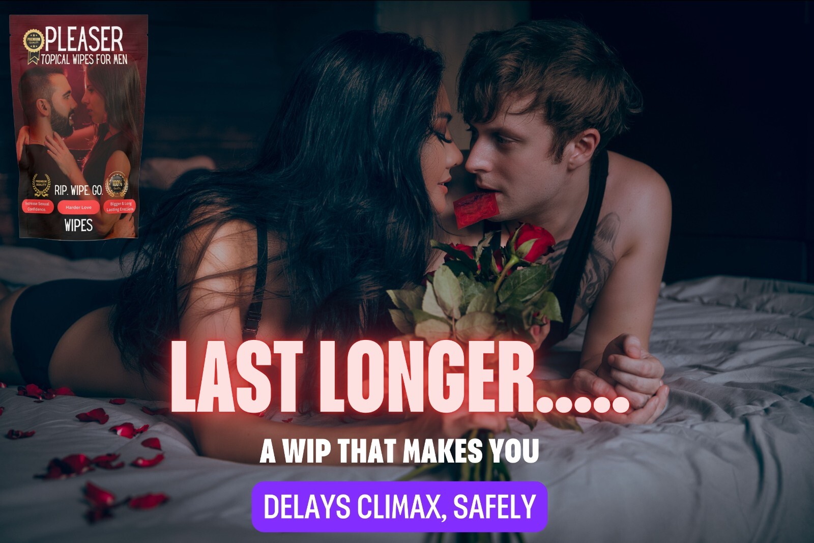 NEW 100% Herbal Powerful Male Enhancement Wipes Works In 5 Minutes Money Back