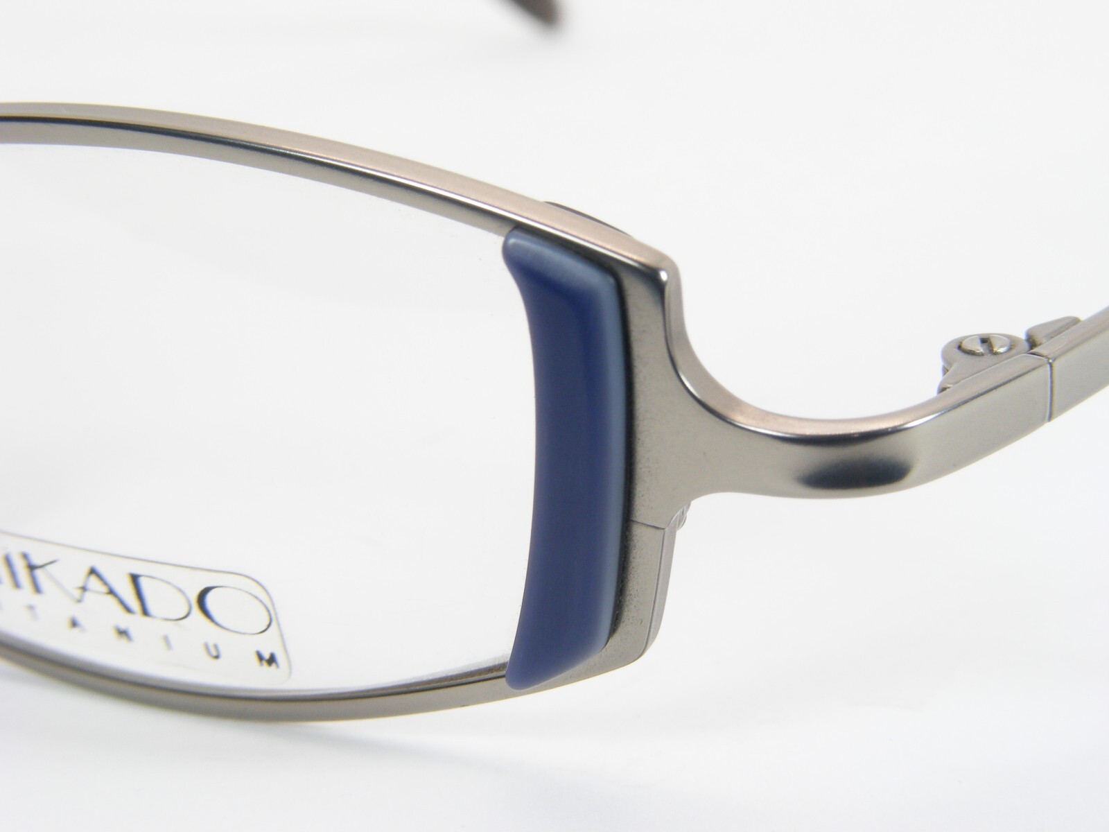 MIKADO 801-5 Silver /Blue RARE UNIQUE EYEGLASSES GLASSES FRAME 48-16-140 Germany