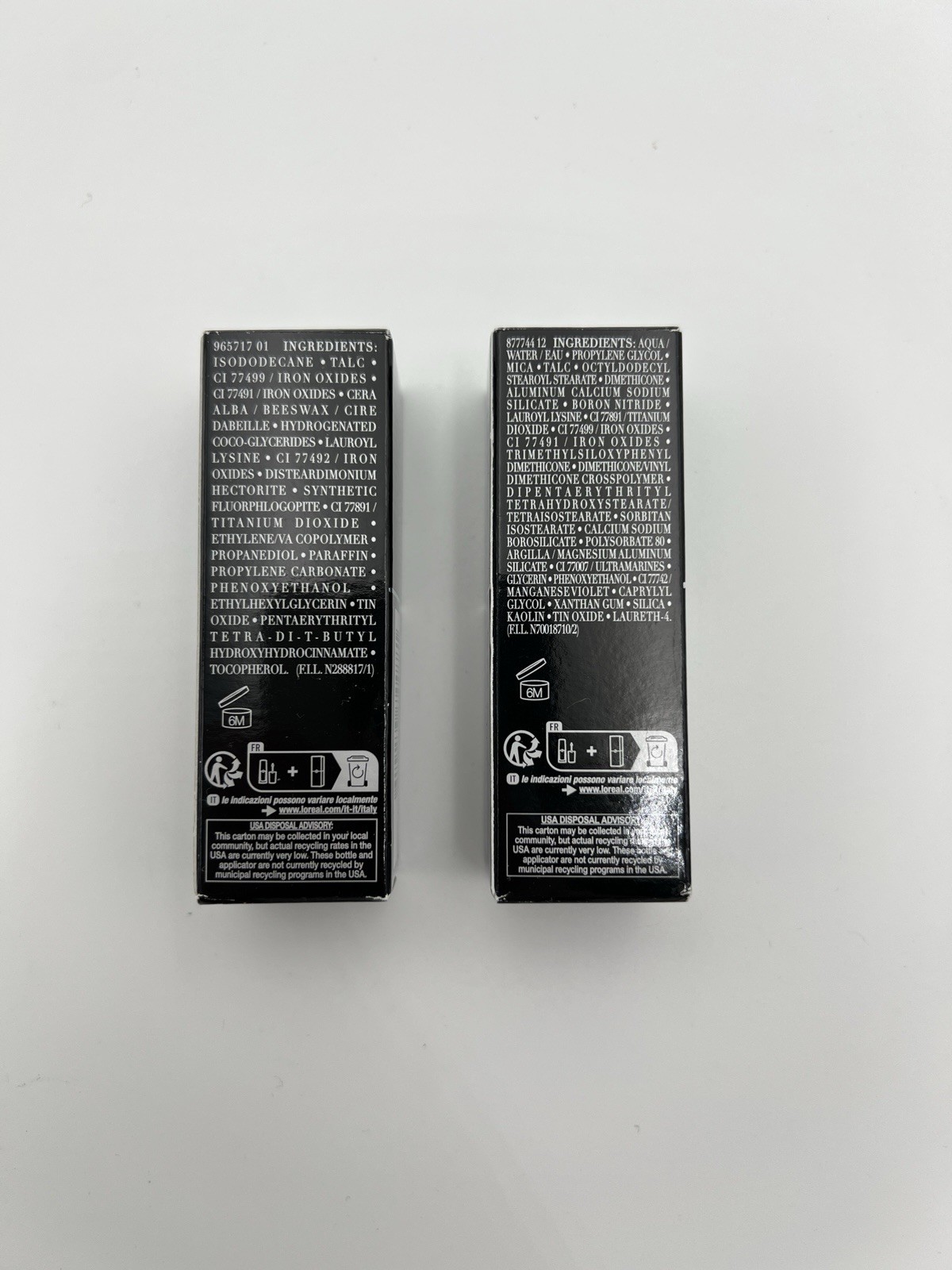 Giorgio Armani Eye Tint Matte & Shimmer Duo (Wood 36M, Chestnut 10S)