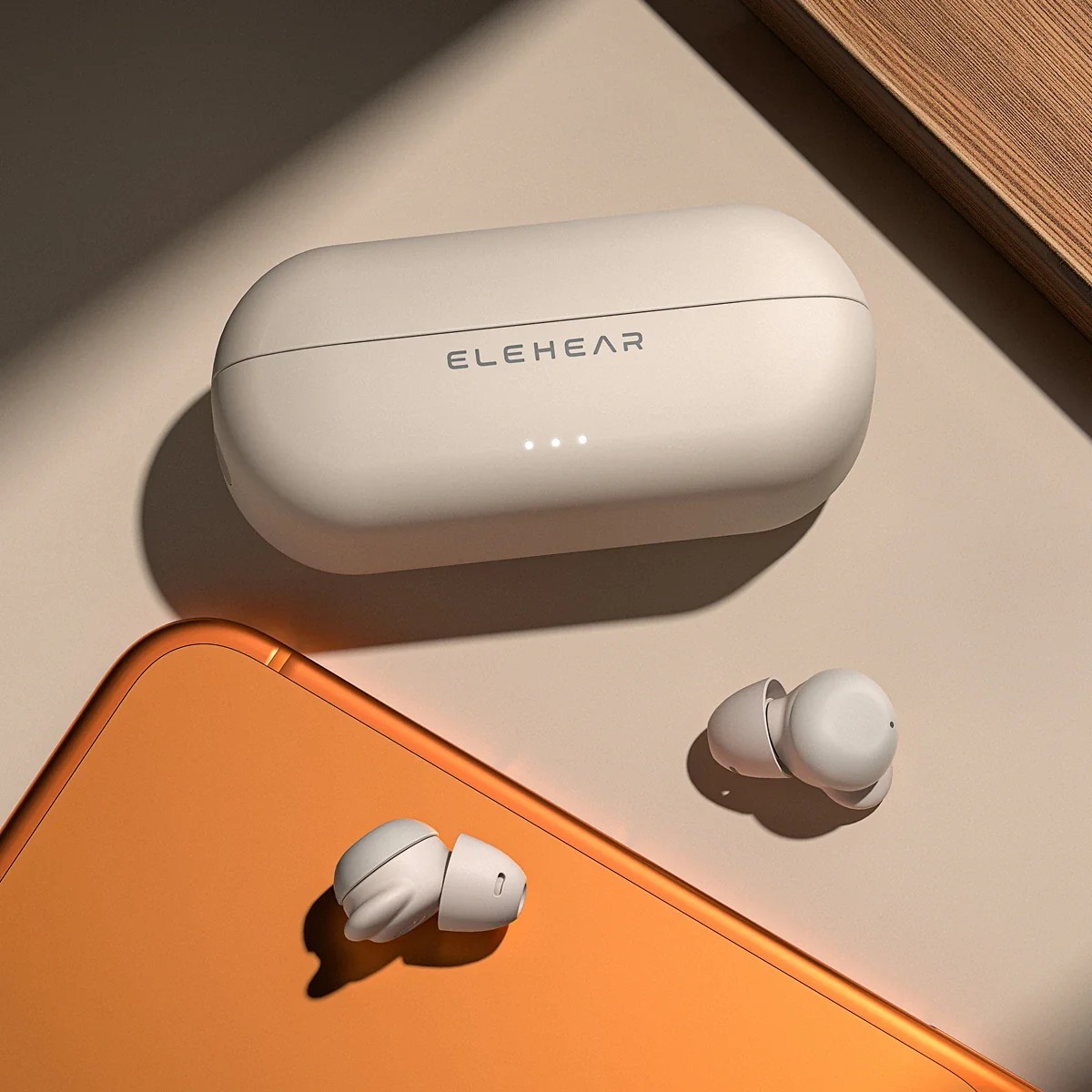ELEHEAR Delight OTC Smart Hearing Aid, In-Ear (ITE), Bluetooth, Both Ears