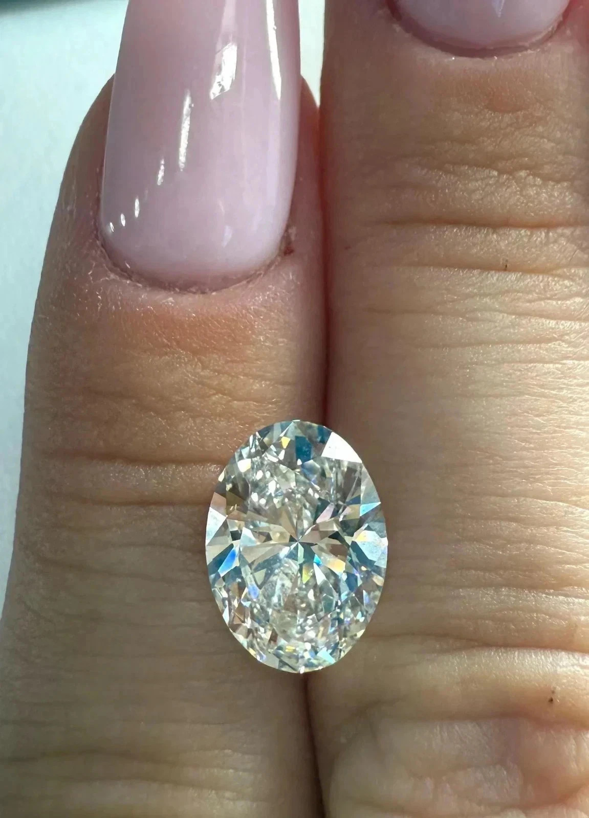 Loose 6.00 Ct Oval Cut Natural D Color Lab Grown CVD Diamond VVS1 Certified