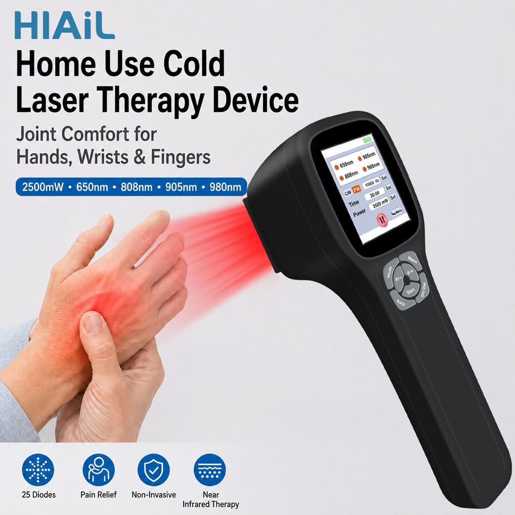 2500mW Cold Laser Therapy Red / Near Infrared Light LLLT Device for Pain Relief