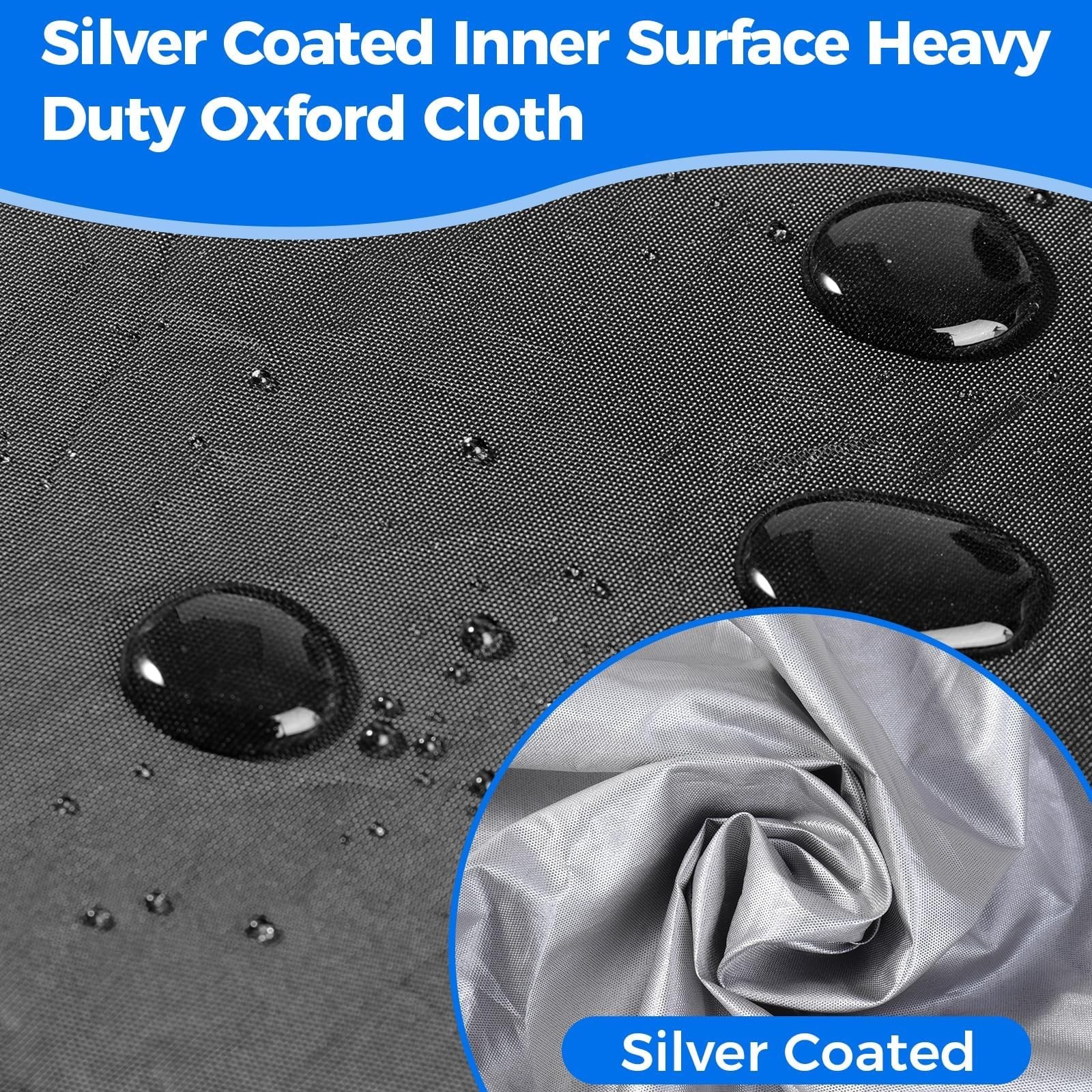 Heavy Duty Waterproof Wheelchair Cover with Reflective Handle – Rain, Dust & UV