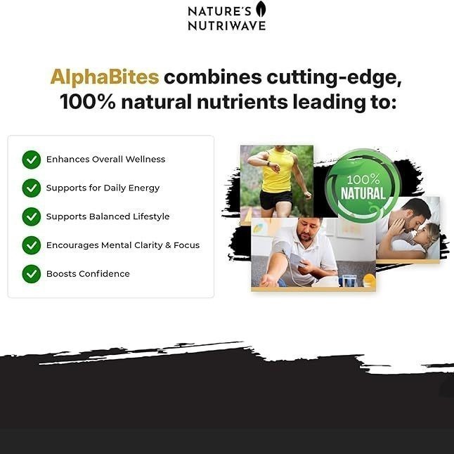 NEW Alpha Bites Gummies AlphaBites Max Performance Gummy (1 Month Supply) 1-3PCS