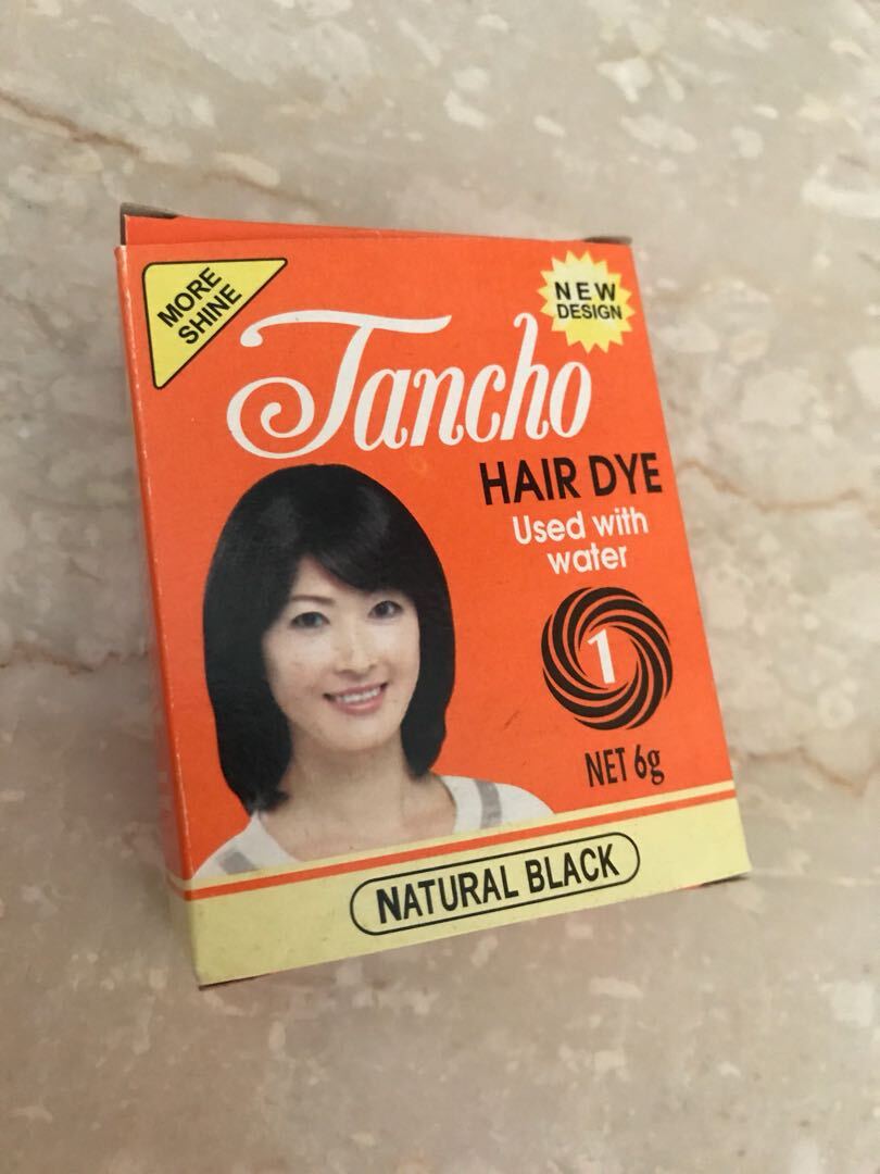 1-24 pcs Tancho Hair Dye Powder Natural Black 6gr [BEST SELLER]