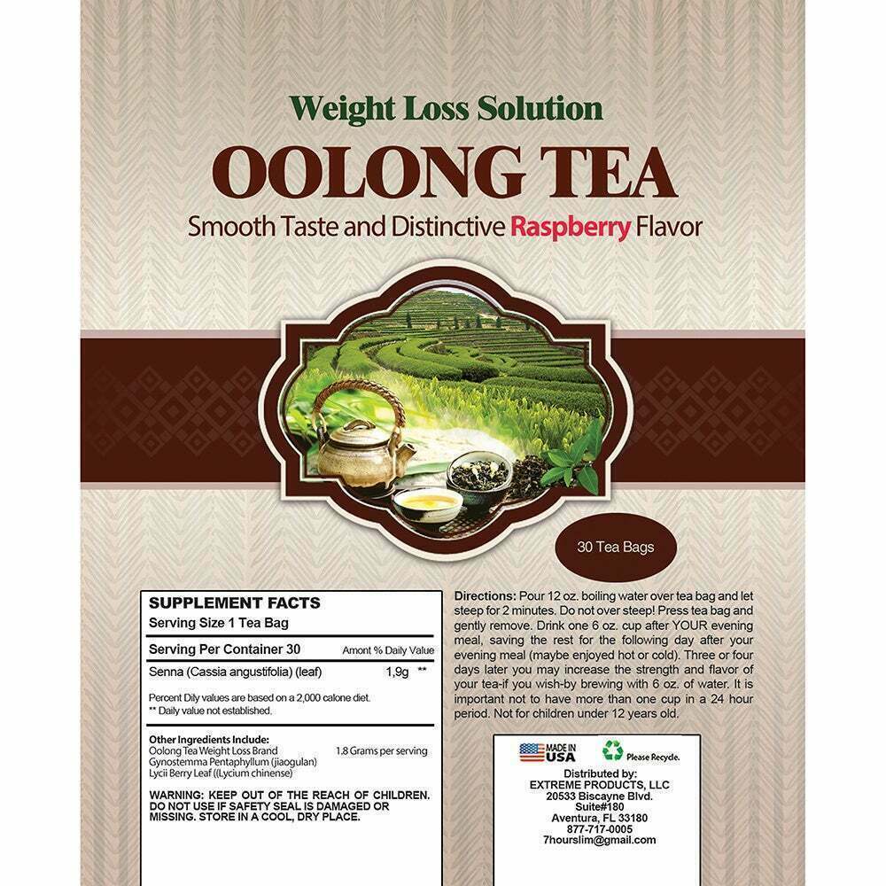 Oolong Tea Weight Management & Parasite Intestinal Support Supplement 60 Caps