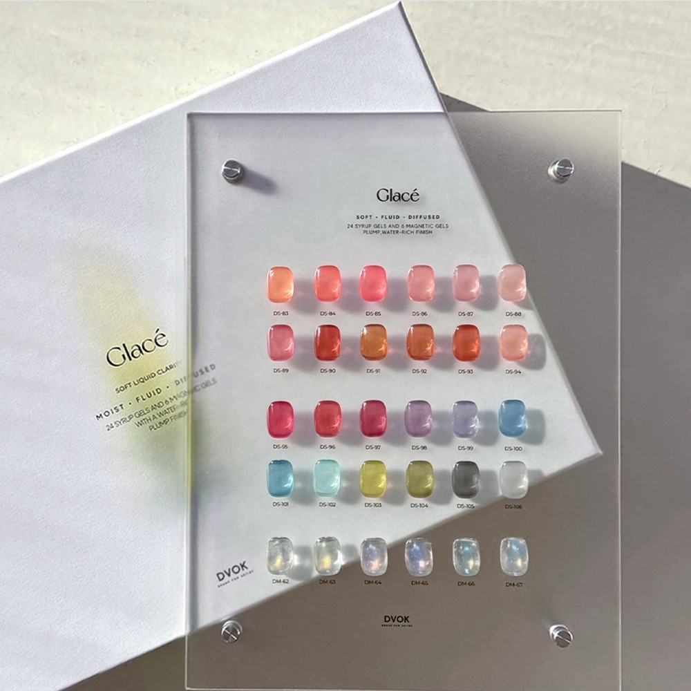 DVOK Glacé 30 Color Professional Gel Set Syrup 24 + Magnetic 6 [Fast Ship]