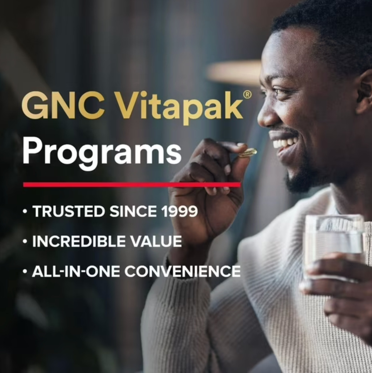 GNC Mega Men Vitapak Men’s Wellness Supplement Daily Packs 30 Count