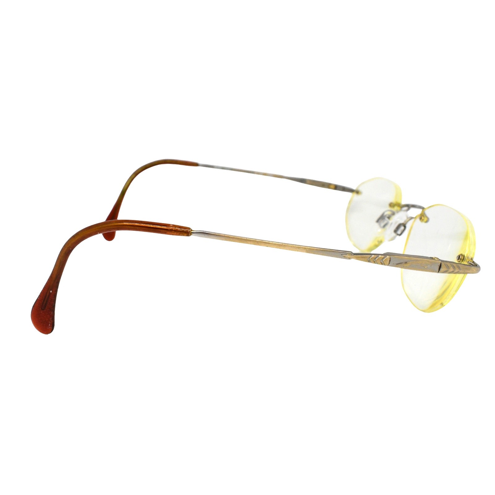 Jaguar Unknown Model-Gold Rimless 54-19-140mm Eyeglasses FRAMES ONLY – GOOD