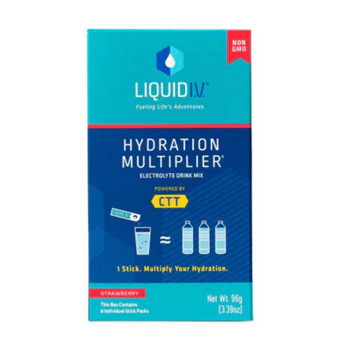 Liquid I.V, Hydration Multiplier Stick Packs Strawberry, 3.39 Oz