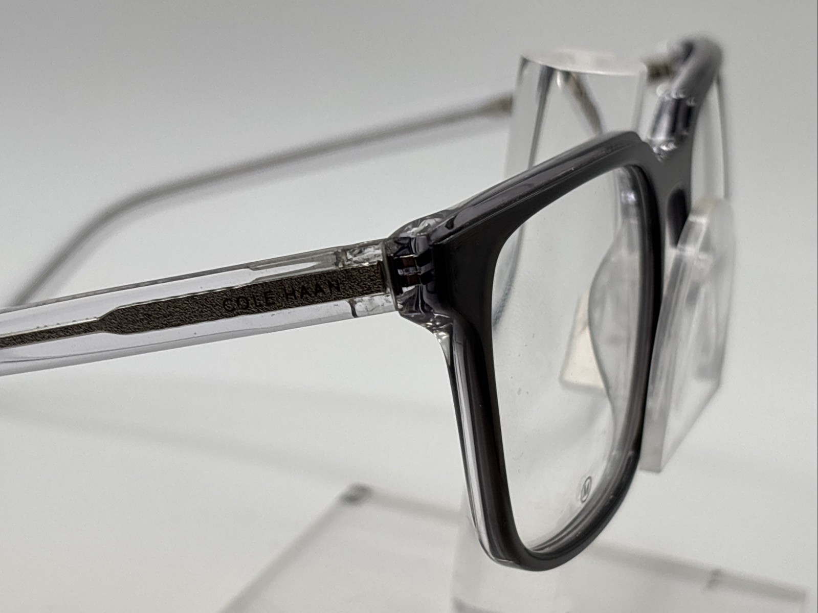 Cole Haan CH4506 (036) Smoke Crystal 52/18 M 140 Men’s Full Rim Eyeglasses A5720