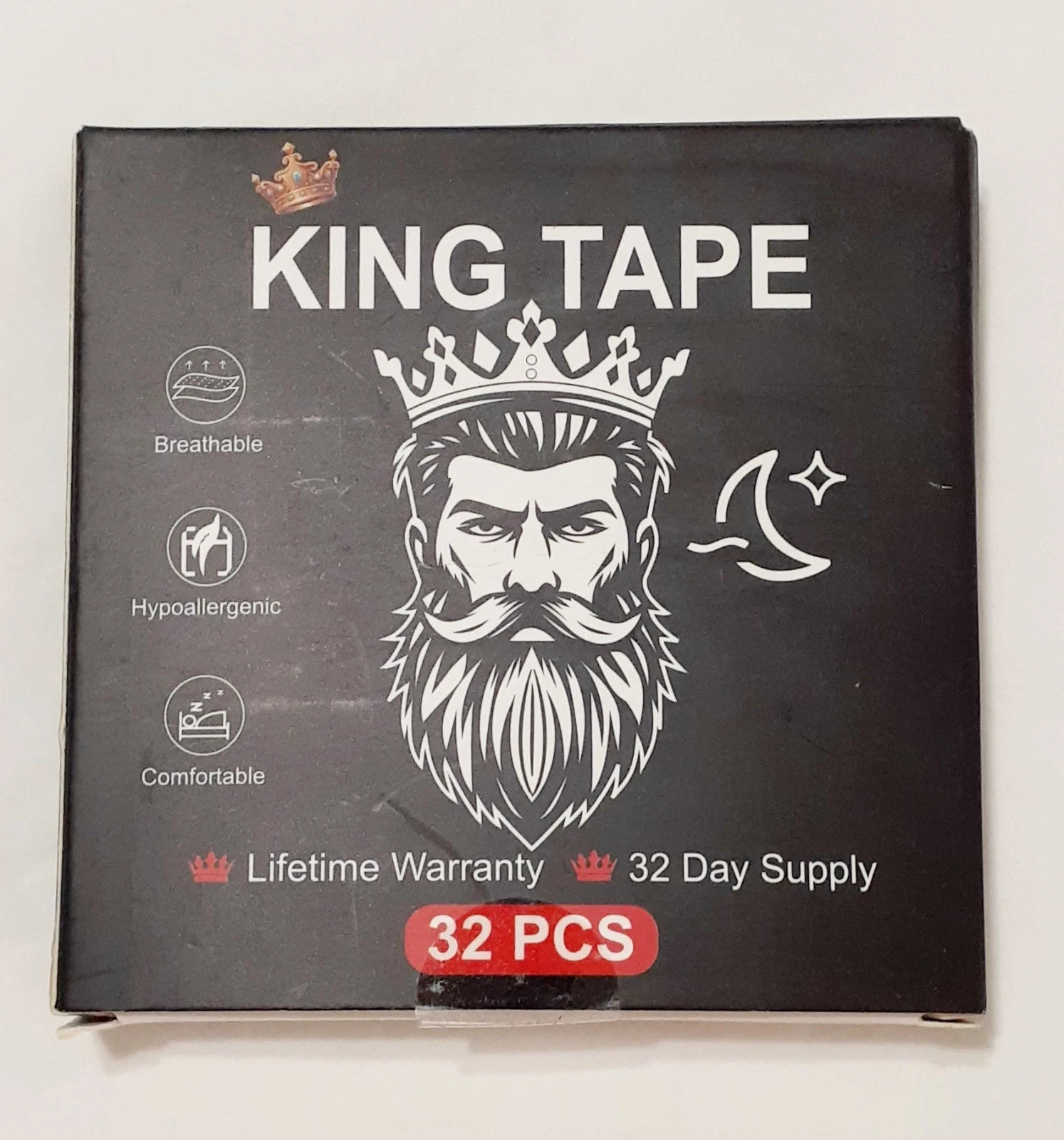 KING TAPE 32 DAY SUPPLY Promote Nasal Breathing, Ensure Restful Sleep