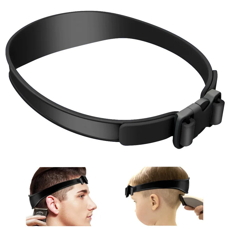 Flexible Silicone Haircut Collar Guide, Portable Finger Style Hair Trimming Acce