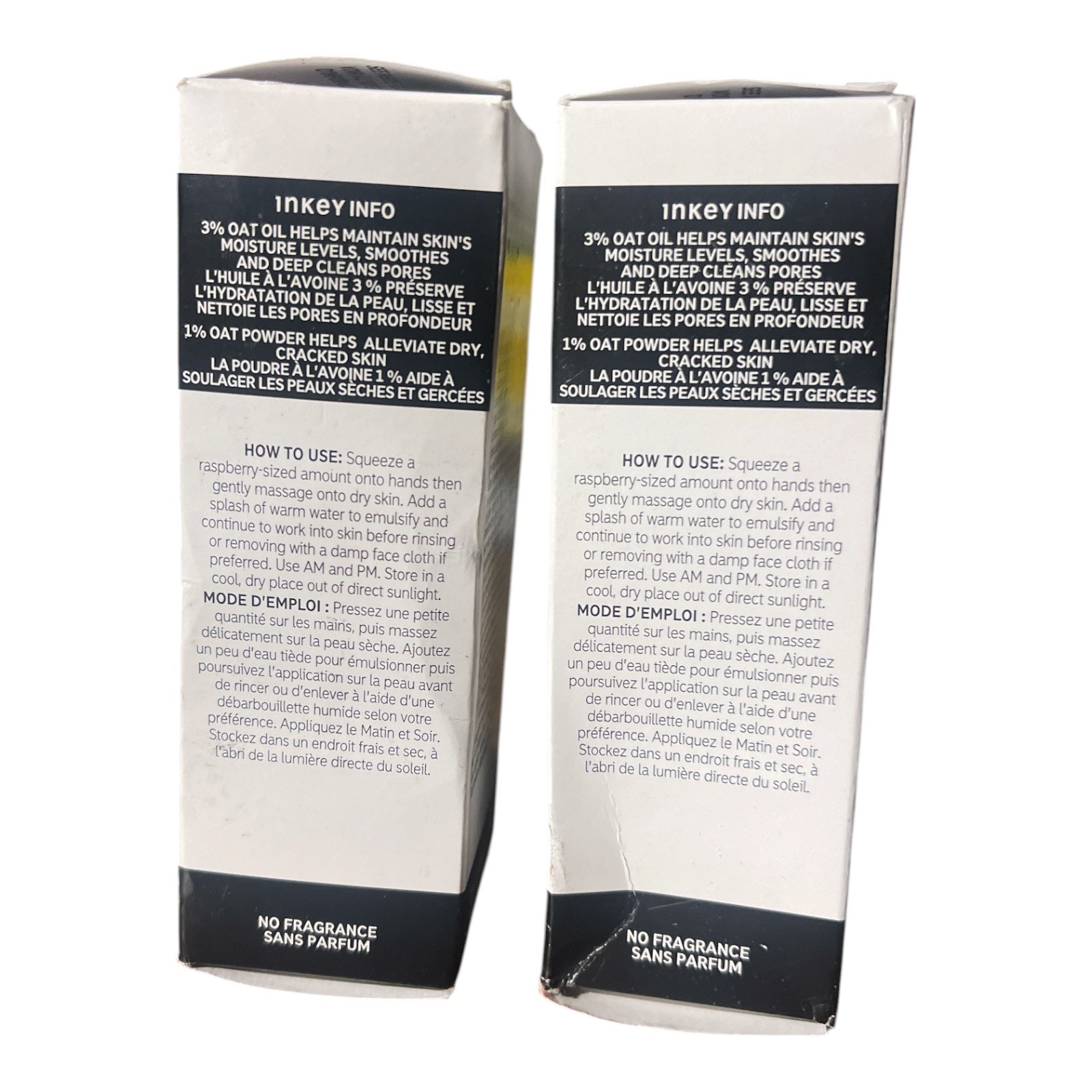 The INKEY List Oat Cleansing Balm Face Cleanser 50ml 1.7oz 2-Pack New
