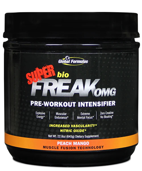 GLOBAL FORMULAS SUPER BIOFREAK OMG Pre-Workout Intensifier 30 Servings
