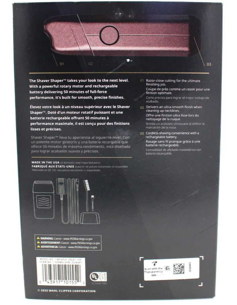 WAHL 5-Star Foil Shaver Shaper Cord / Cordless Bump Free – NEW