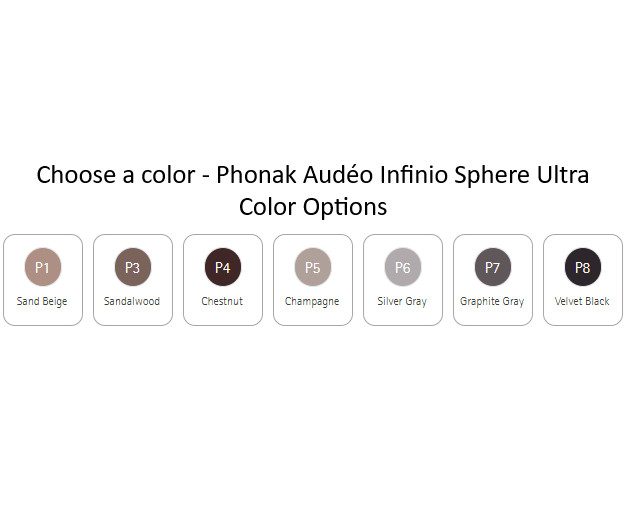Phonak Audéo Infinio Sphere I90 Ultra Hearing Aid Pair – NEW PAIR – All Colors