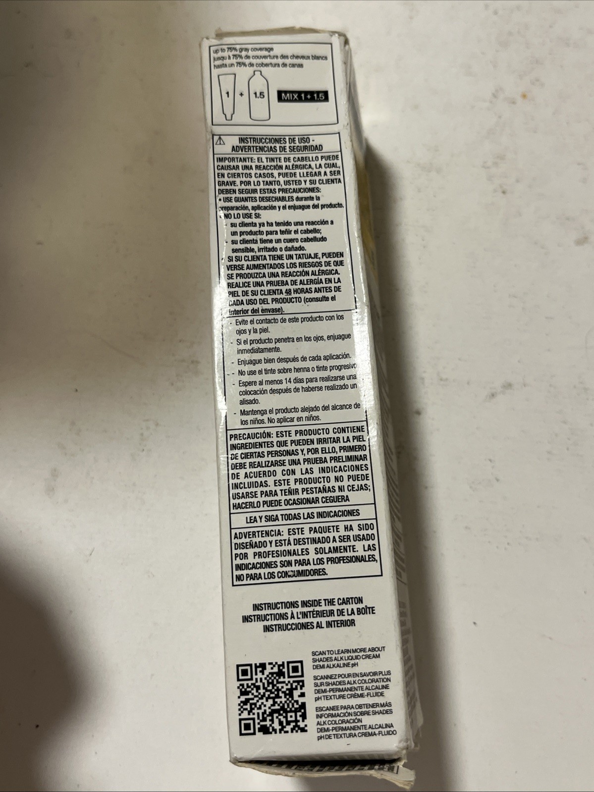 REDKEN ALK Demi-perm Hair Color 2.1 fl oz Shade 8 G Almond Sugar