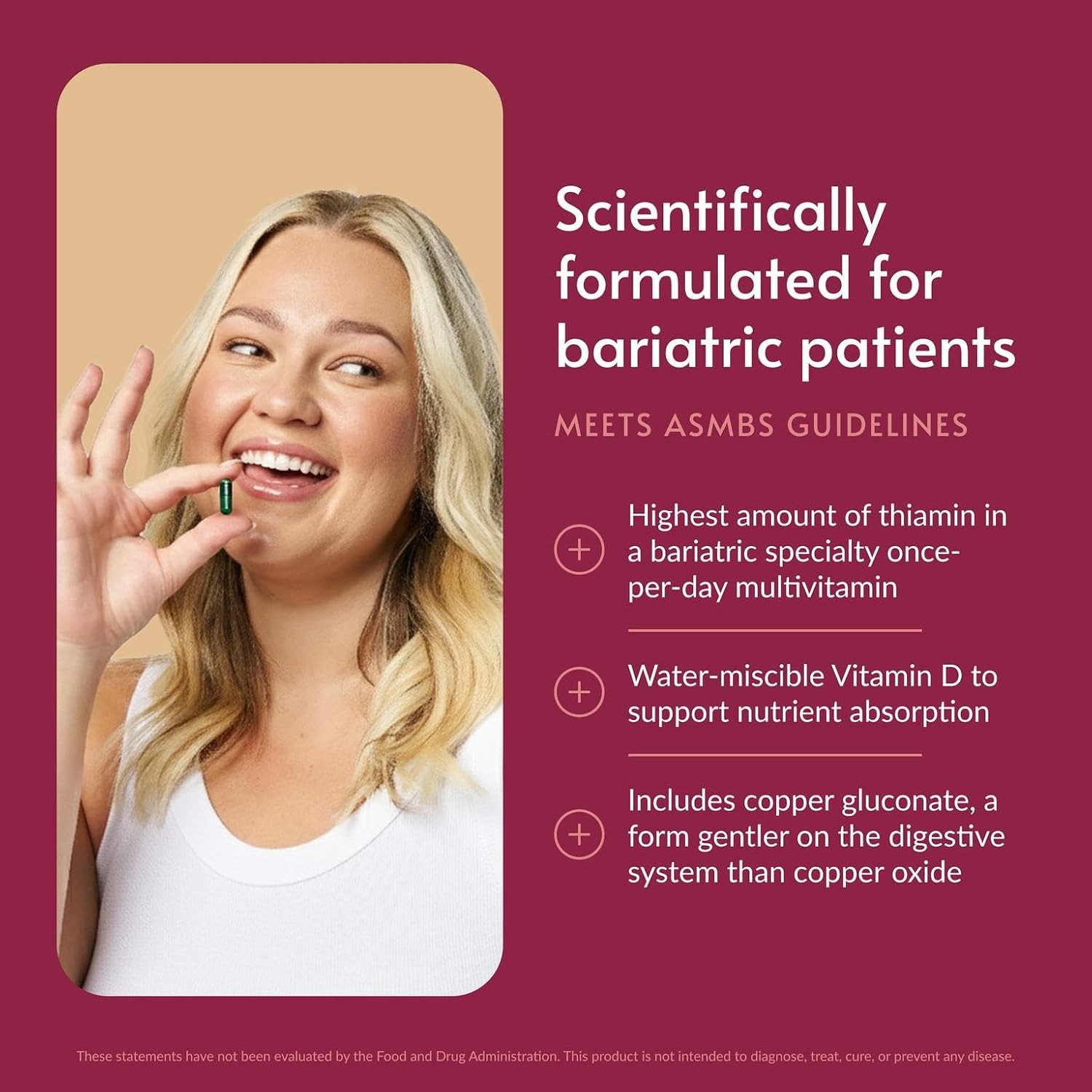 Bariatric Advantage Ultra Solo with Iron – Once-Per-Day Daily Multivitamin – f