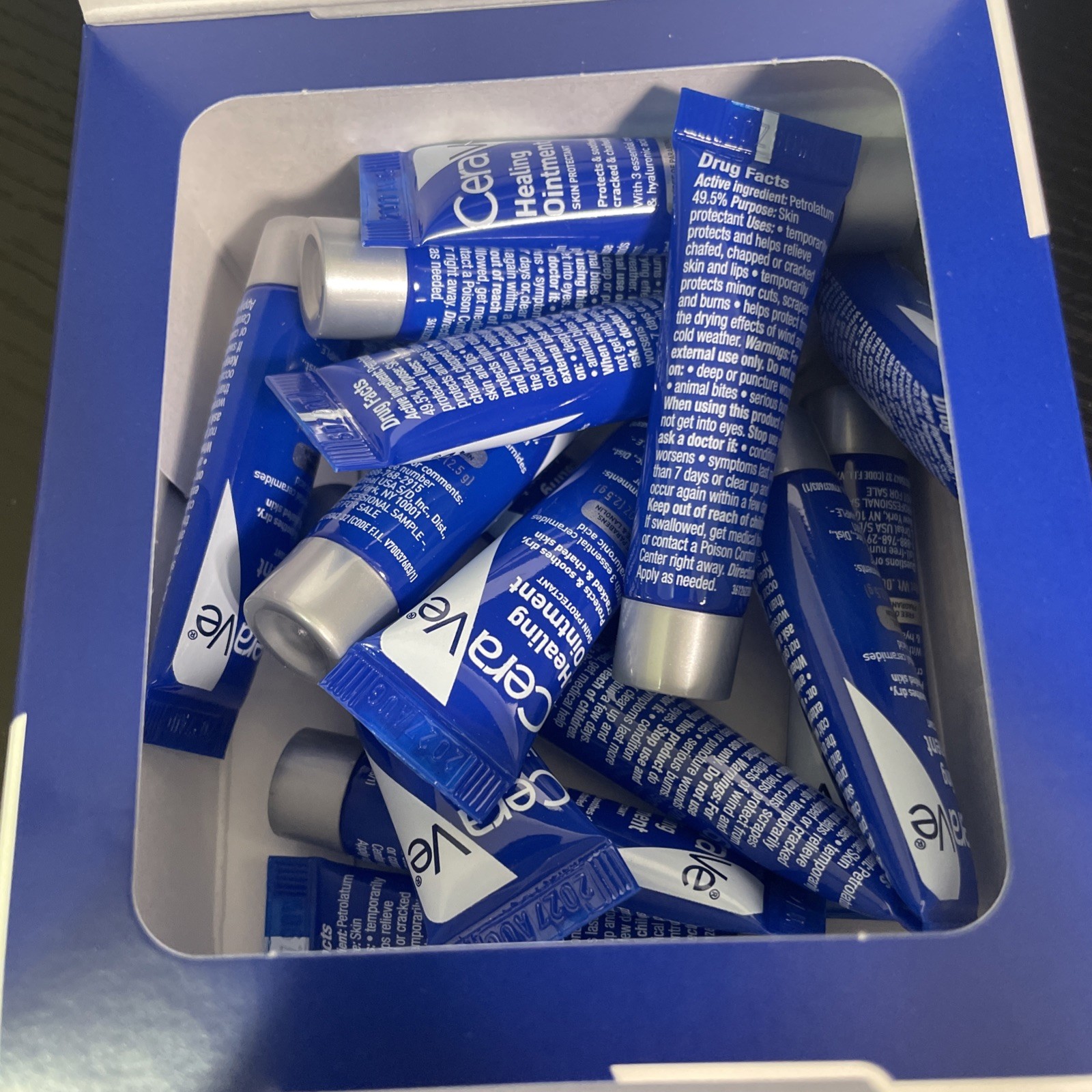 CeraVe Healing Ointment Sample Lot 15 Tubes 0.08oz Each Exp 08/2027