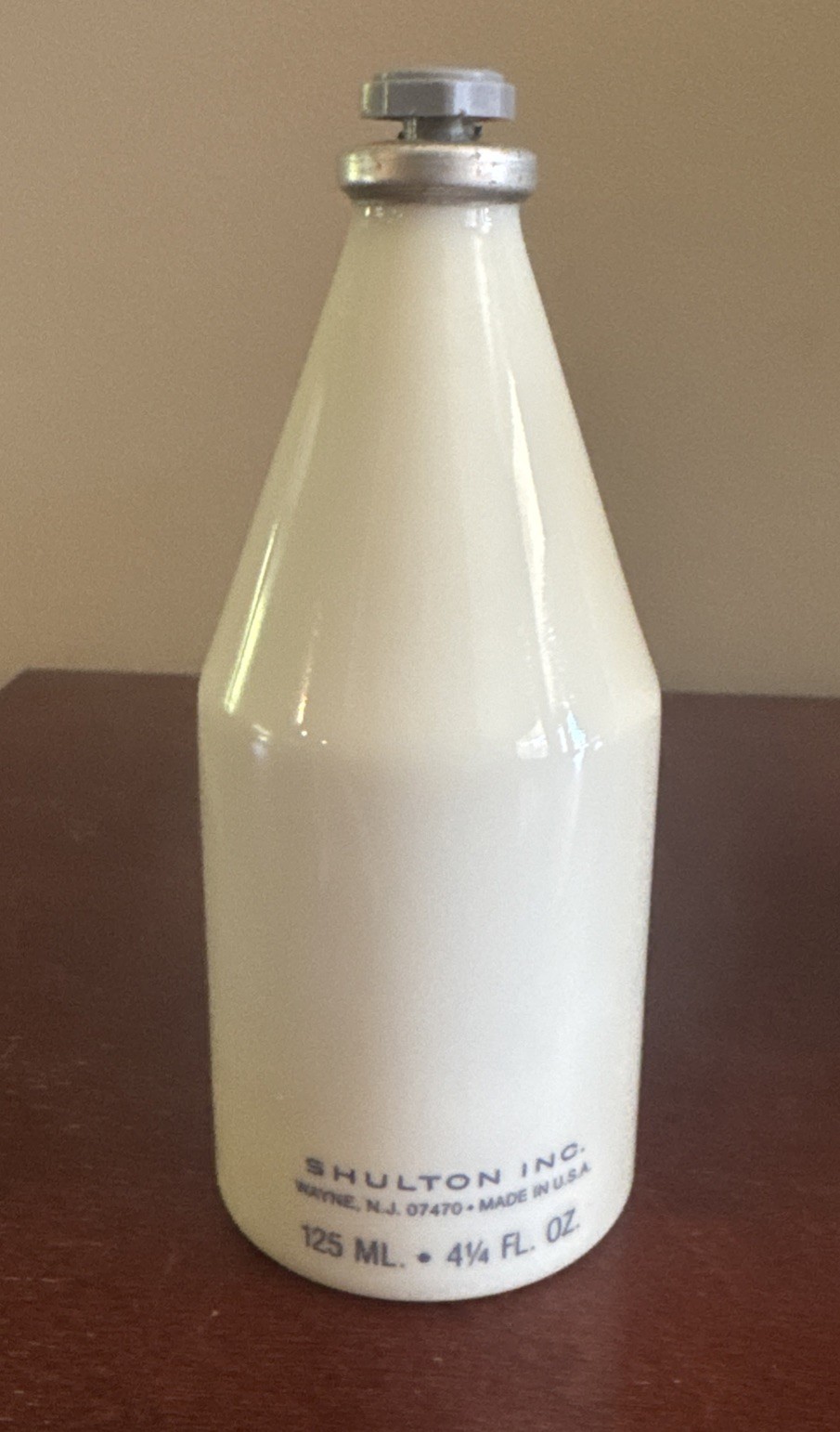 Vintage Old Spice After Shave 4-1/4 fl oz Glass Bottle Star Cap Shulton USA READ