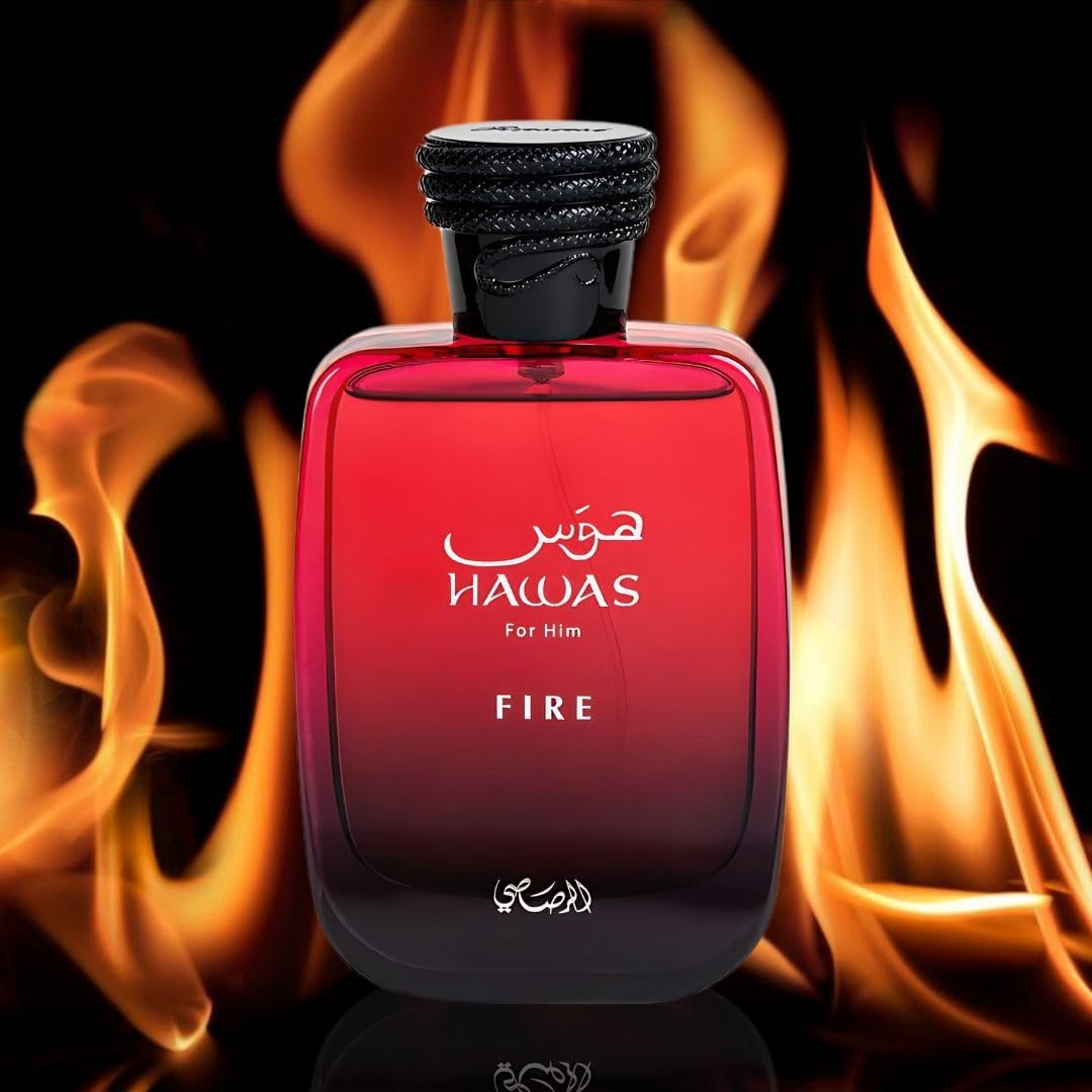 Rasasi Hawas Fire EDP 100ml 3.4oz for Men – Bold Long Lasting