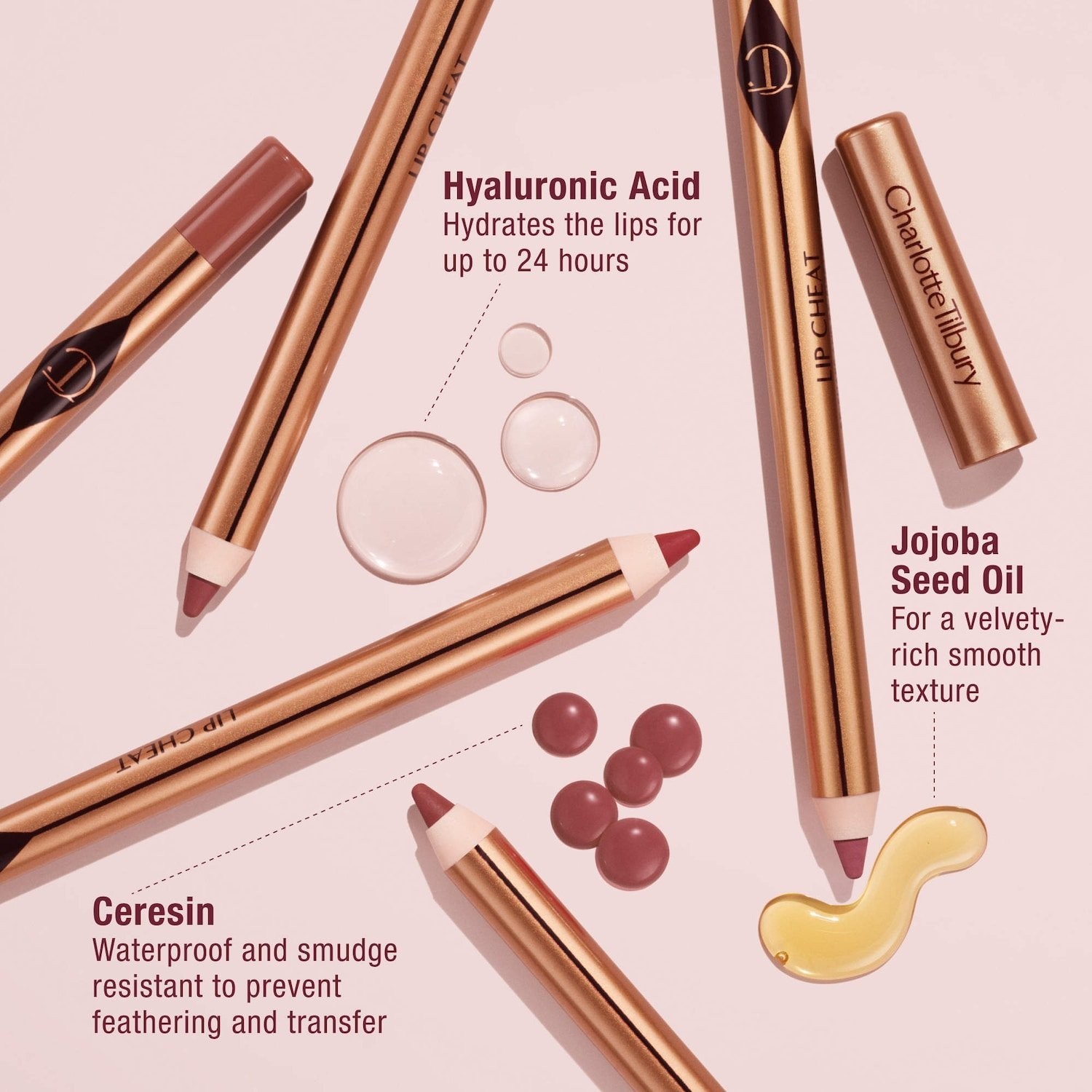 Charlotte Tilbury Lip Cheat Long-Lasting Waterproof Lip Liner,20 colors,0.04 oz