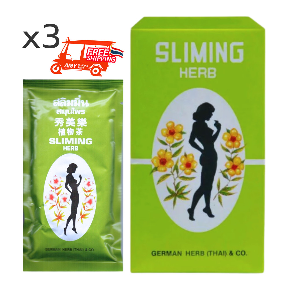 3x Sliming Herb German Tea Natural Herb Detox Slim Weight Diet 115g 150 Tea Bags