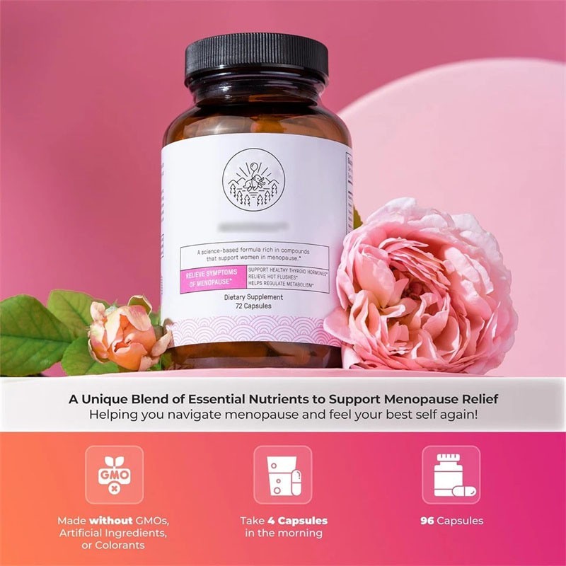 NEW Happy Mammoth Hormone Harmony Natural Hormonal Support for Women 72 Capsules