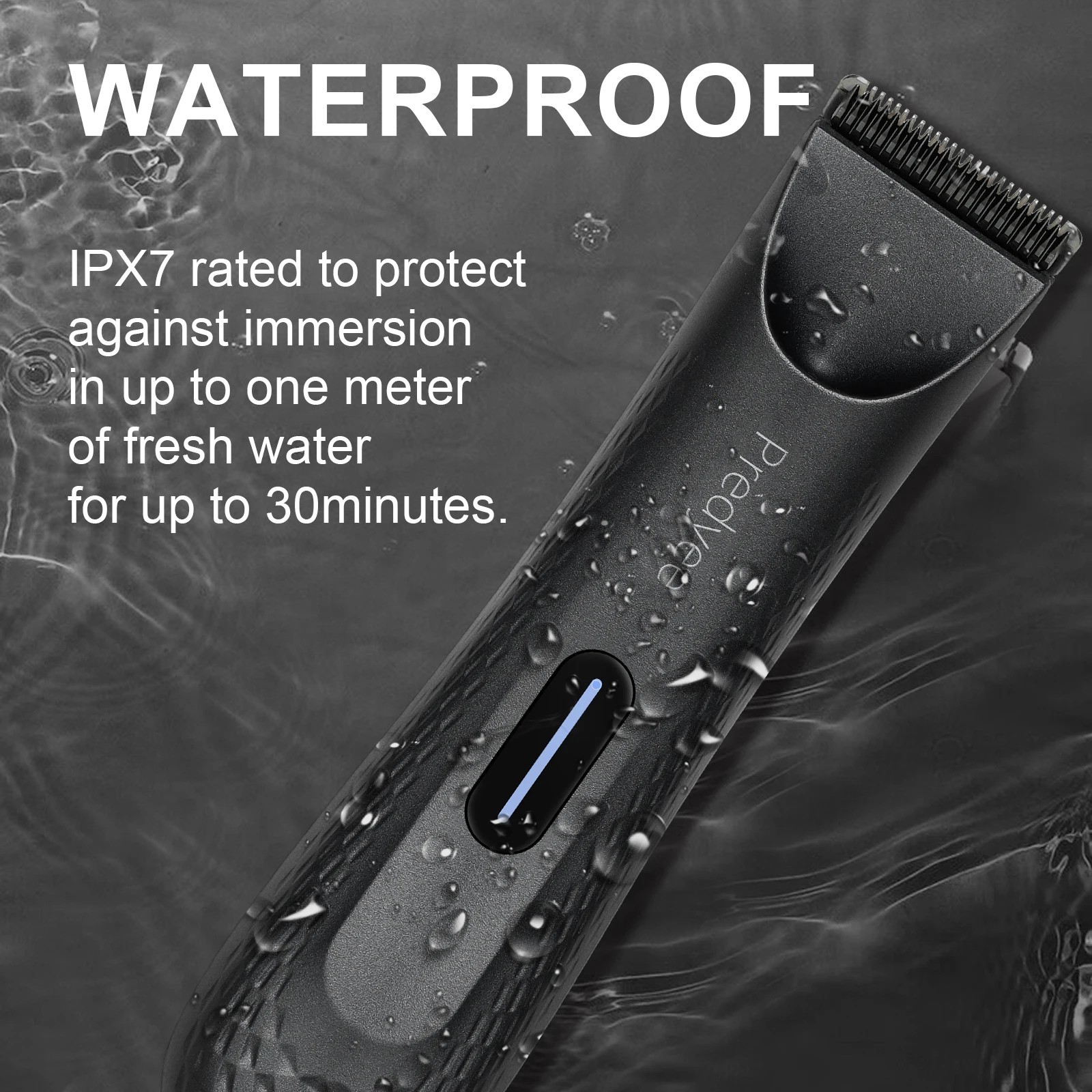 Electric Groin Hair Trimmer for Men,Body Groomer & Pubic Waterproof Hair Trimmer