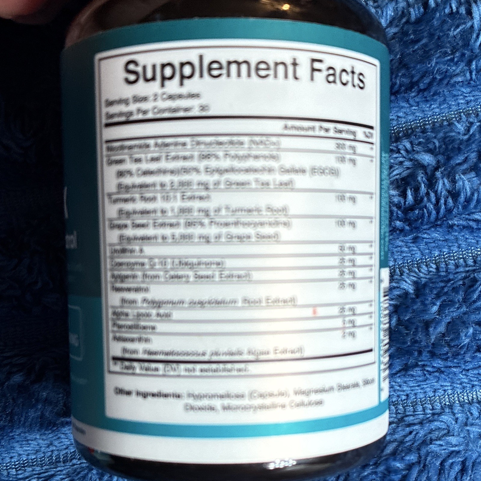 thinbi NAD+ Complex Urolithin A Resveratrol 60 Capsules Exp 11/2026