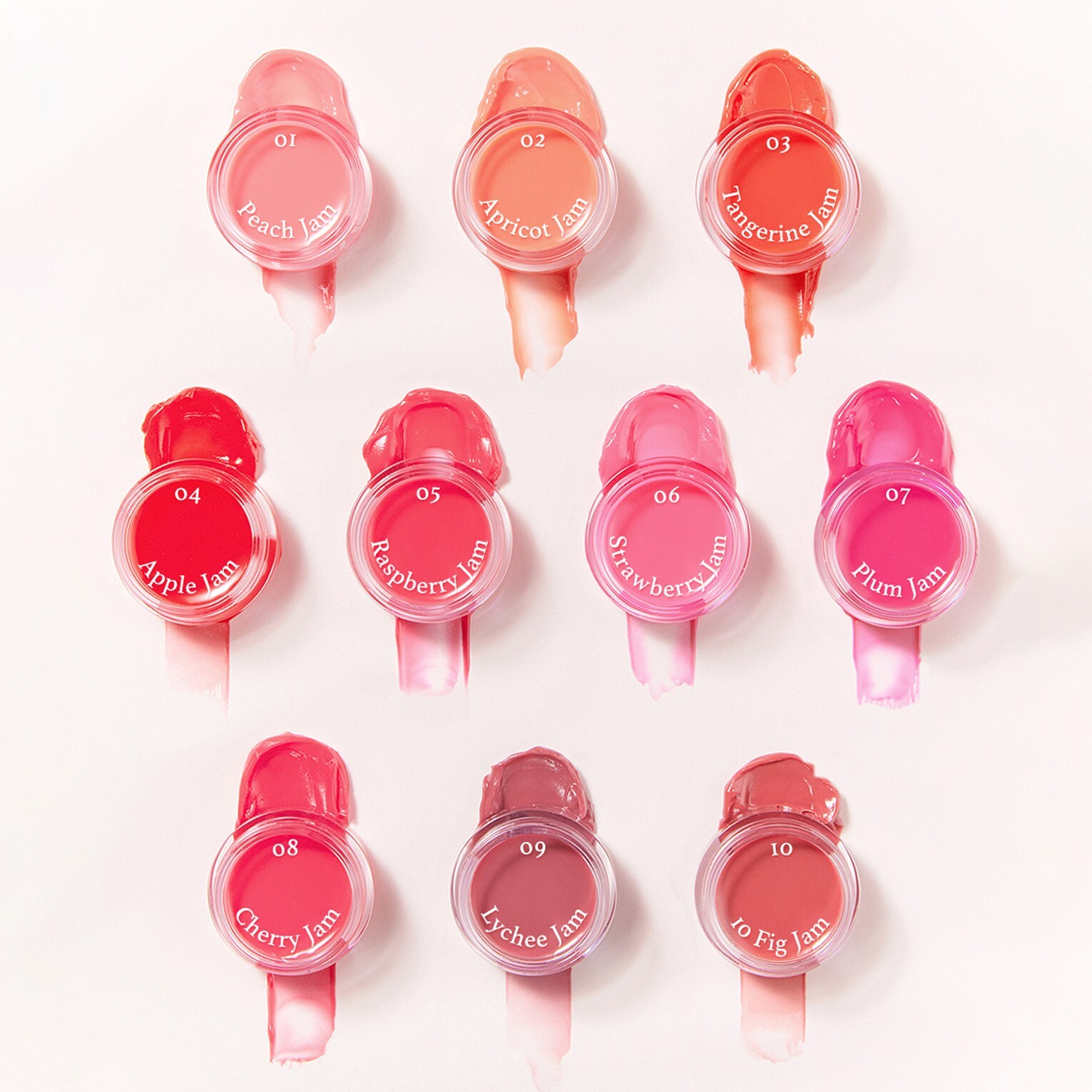DASIQUE Fruity Lip Jam 4g 2023 NEW 13 colors K-Beauty