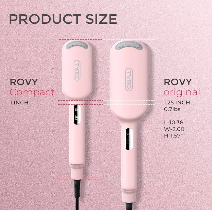 Curling Iron Hair Crimper Waver – TYMO ROVY Beach Waves Curling Wand, Ionic D…