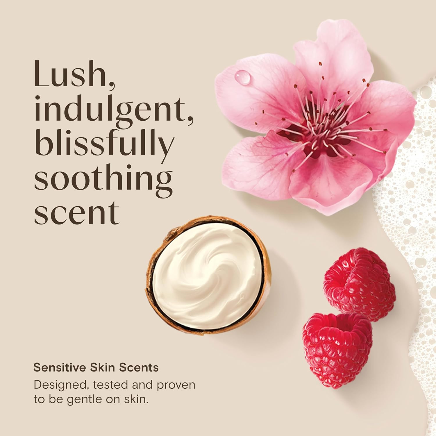 Aveeno Daily Moisturizing Body Wash with a Shea Butter Berry Scent & Soothing Pr