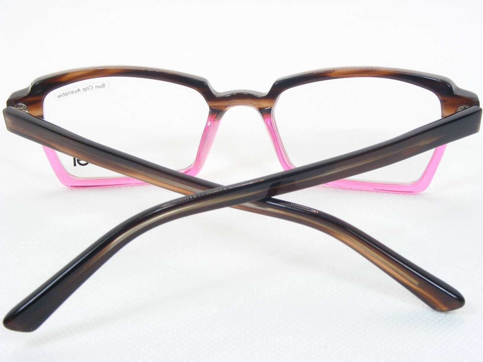 OGI EVOLUTION 3111 1360 TRANSPARENT PINK /DEMI BROWN EYEGLASSES 52-18-145mm