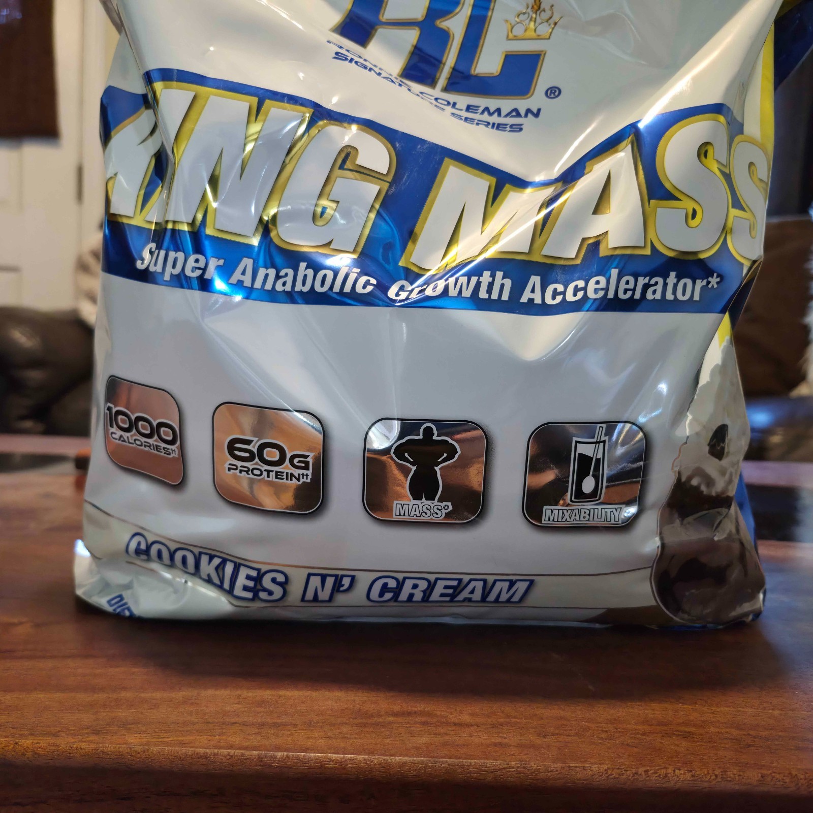 15lb Protein Powder Mass Gainer Cookies & Cream SEALED/NEW- Ronnie Coleman Brand