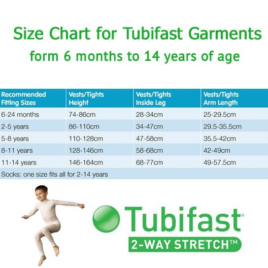 6 Pack Tubifast Garments Tights 6 – 24 Months Skin Condition Eczema Wet Dry Wrap